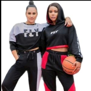 “FLY” Cropped Hoodie